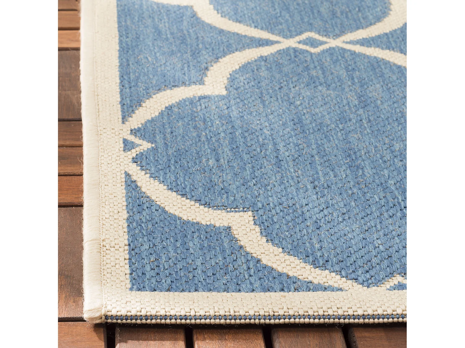 Tapis Bleu/Neutre 122 X 183 cm - Positano