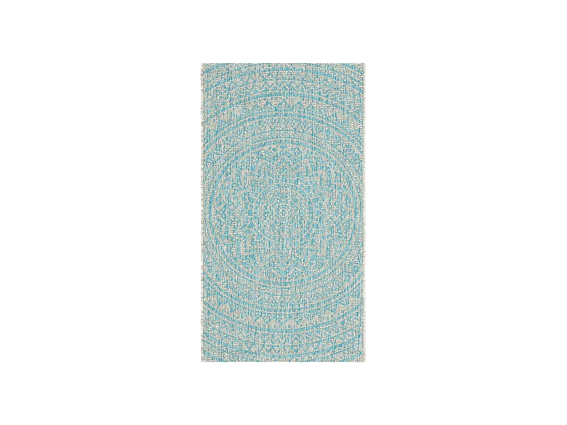 Tapis Gris/Bleu 122 X 170 cm - Kalene