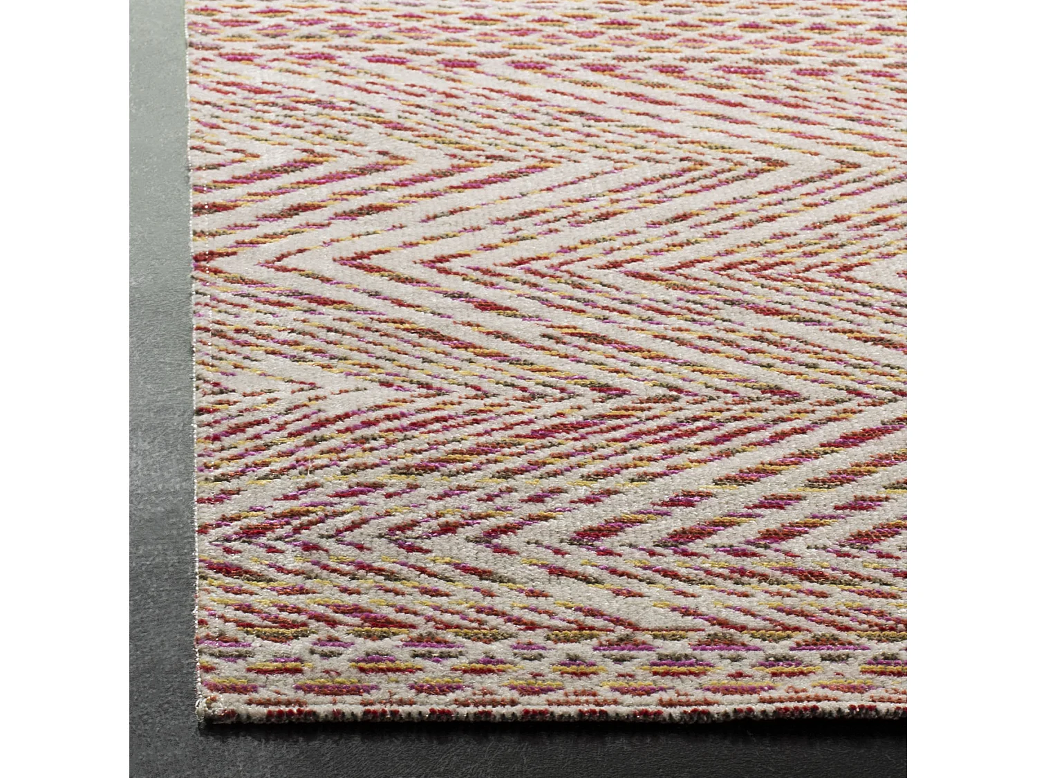 Tapis Rose/Multicolore 122 X 183 cm - Micah