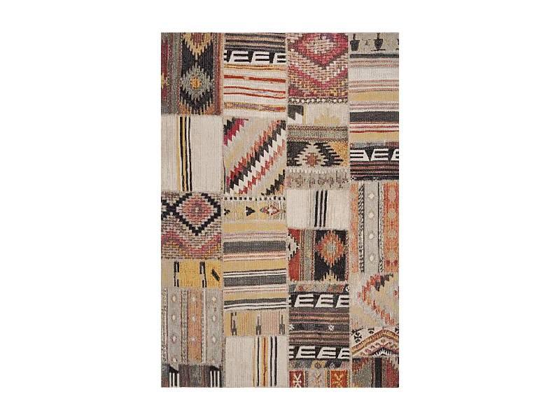 Tapis Neutre/Multicolore 155 X 229 cm - Leighton