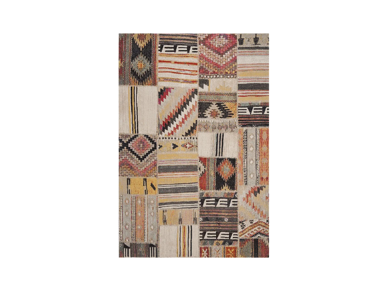 Tapis Neutre/Multicolore 155 X 229 cm - Leighton