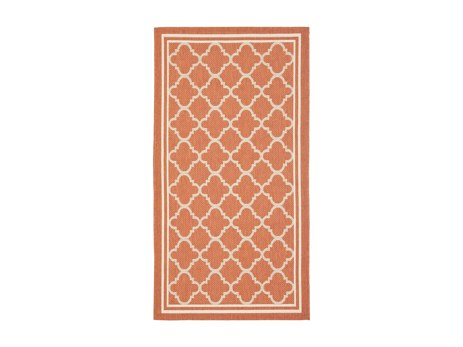 Tapis Orange/Neutre 122 X 170 cm - Bleeker