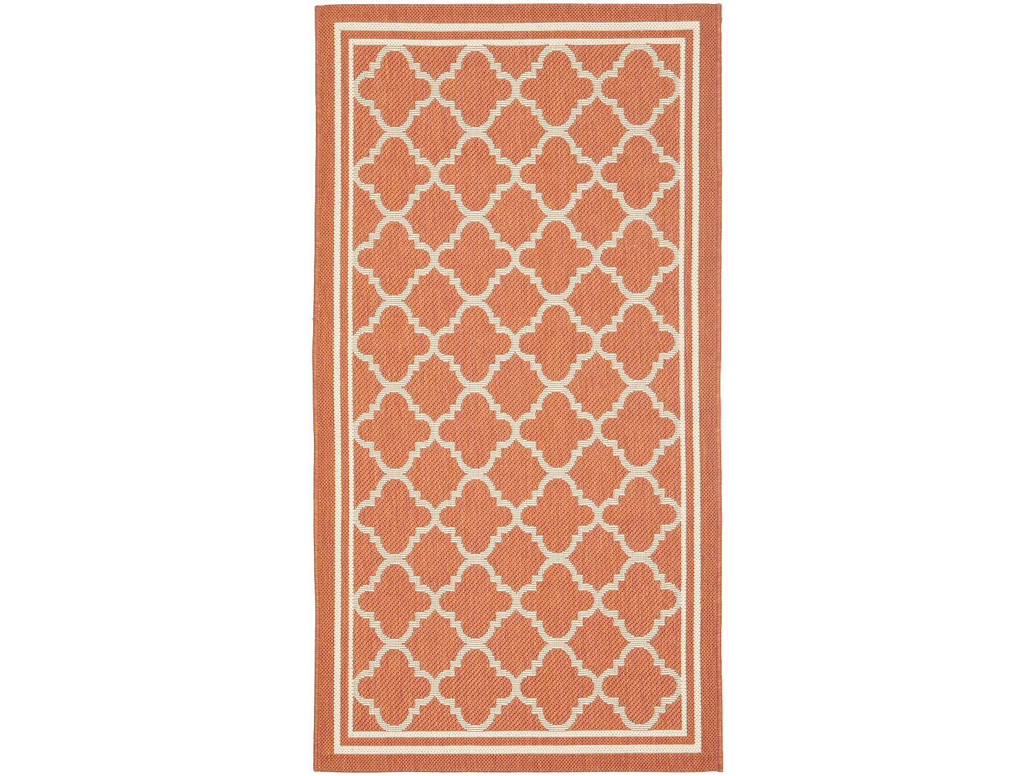 Tapis Orange/Neutre 122 X 170 cm - Bleeker