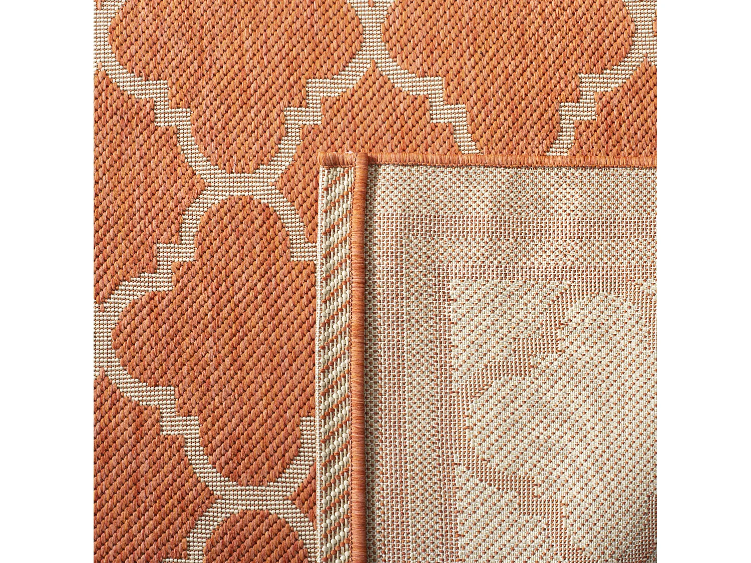 Tapis Orange/Neutre 122 X 170 cm - Bleeker