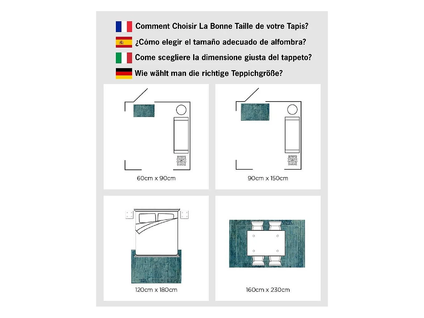 Tapis Noir/Neutre 122 X 170 cm - Zinnia