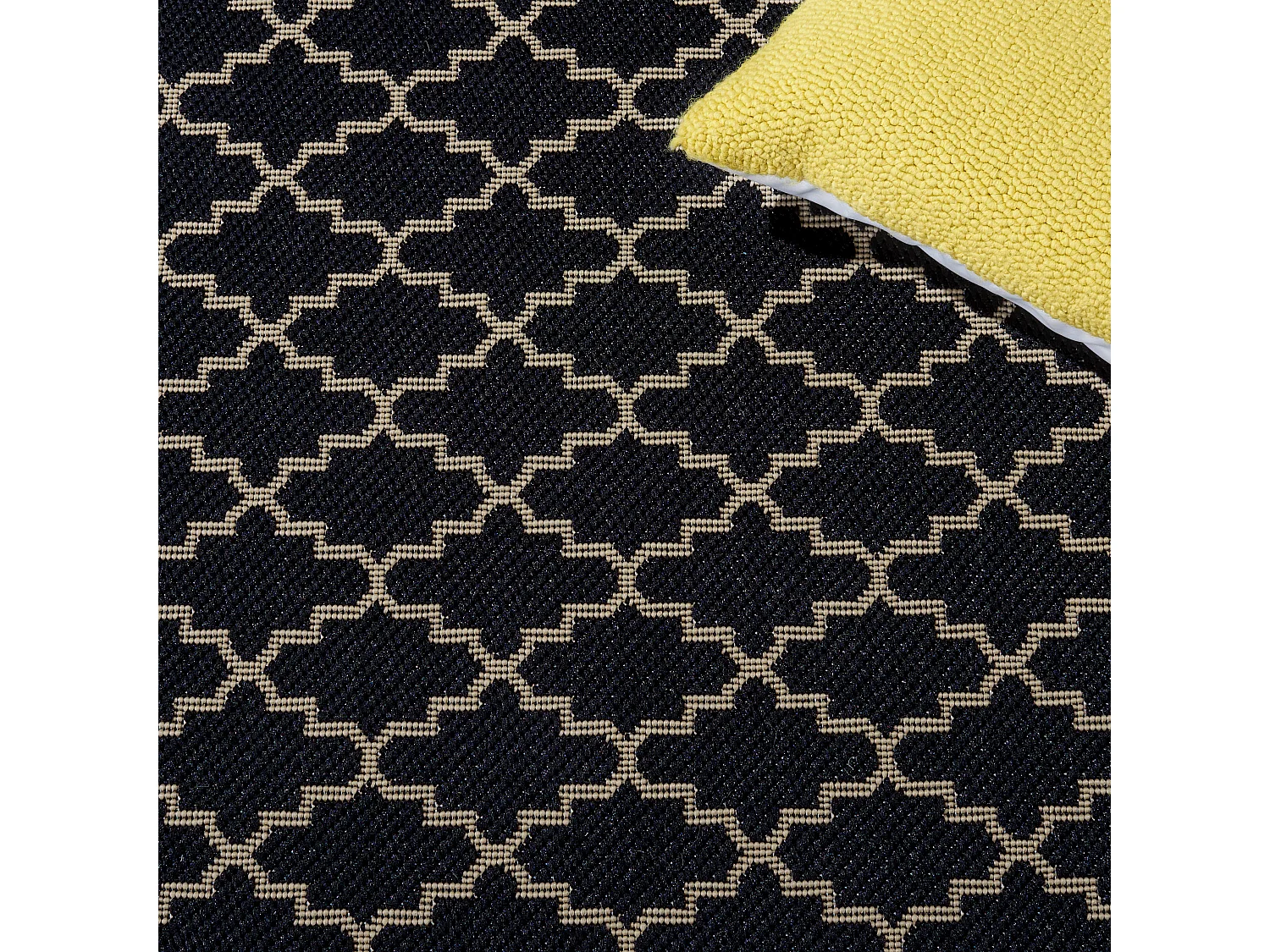 Tapis Noir/Neutre 122 X 170 cm - Zinnia