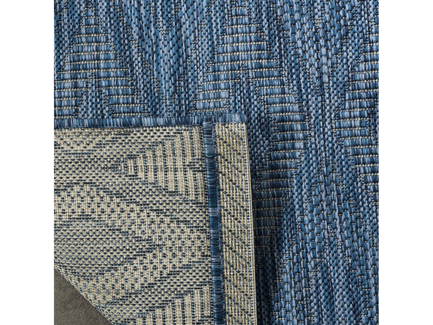 Tapis Bleu Marine 122 X 170 cm - Clementine