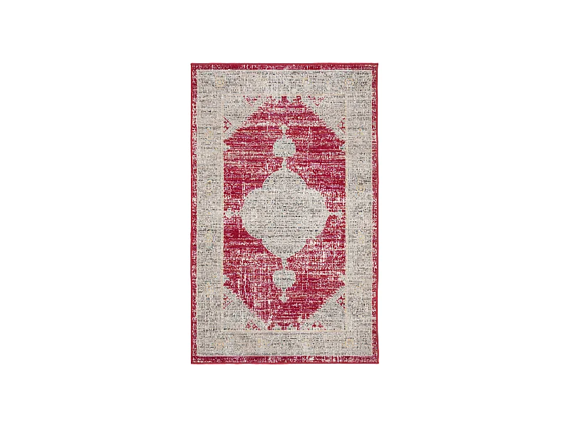 Tapis Rose/Gris 122 X 183 cm - Aleah