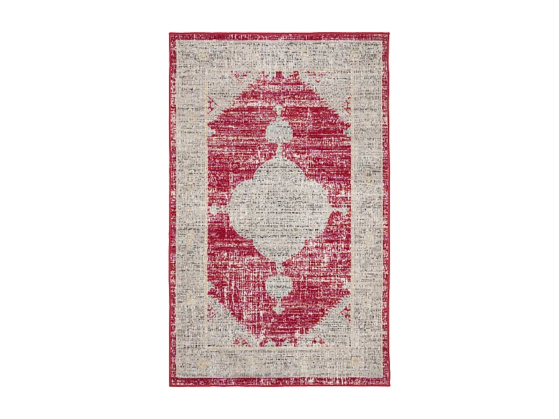 Tapis Rose/Gris 122 X 183 cm - Aleah