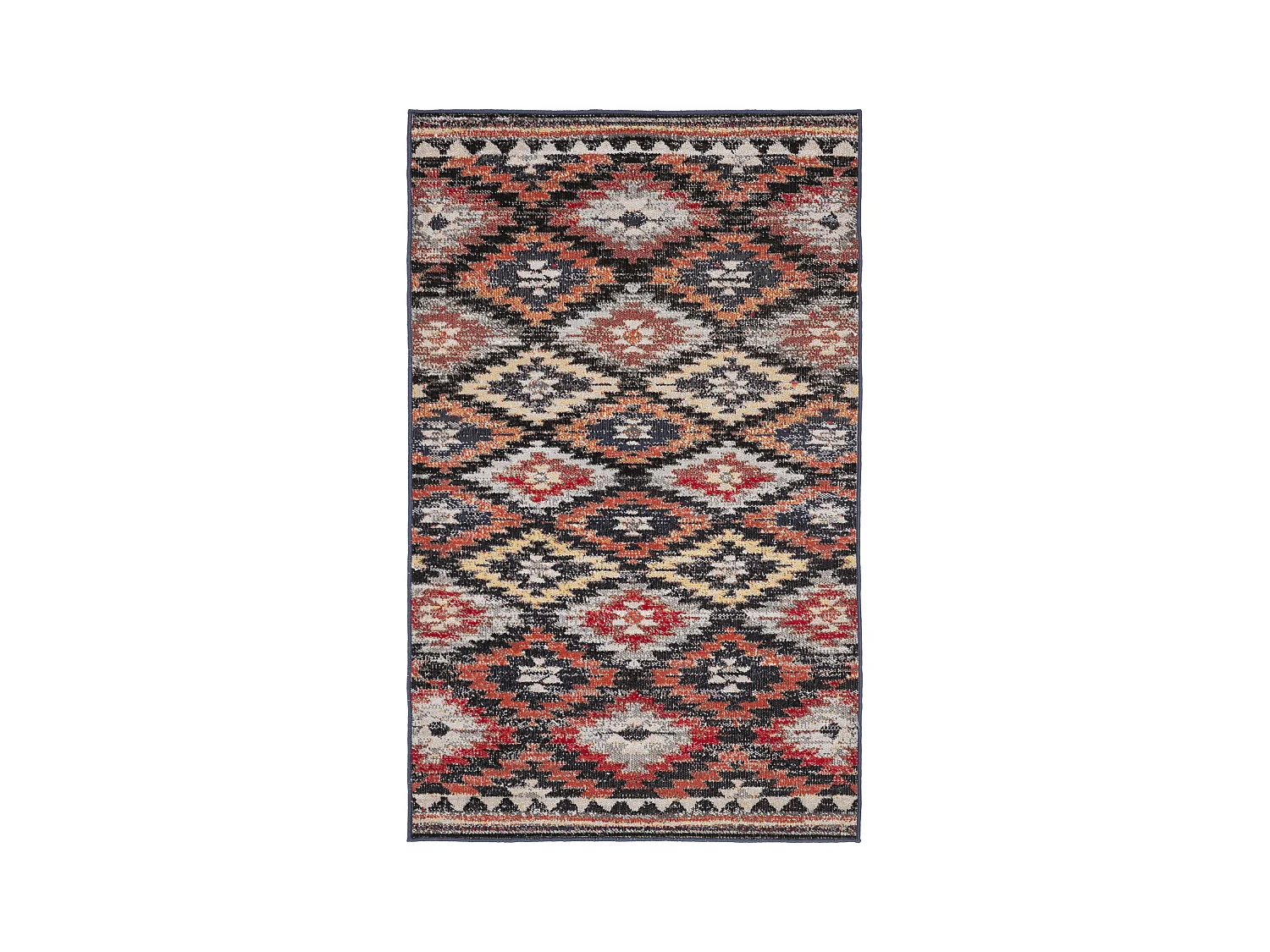 Tapis Marron/Multicolore 91 X 152 cm - Torianna