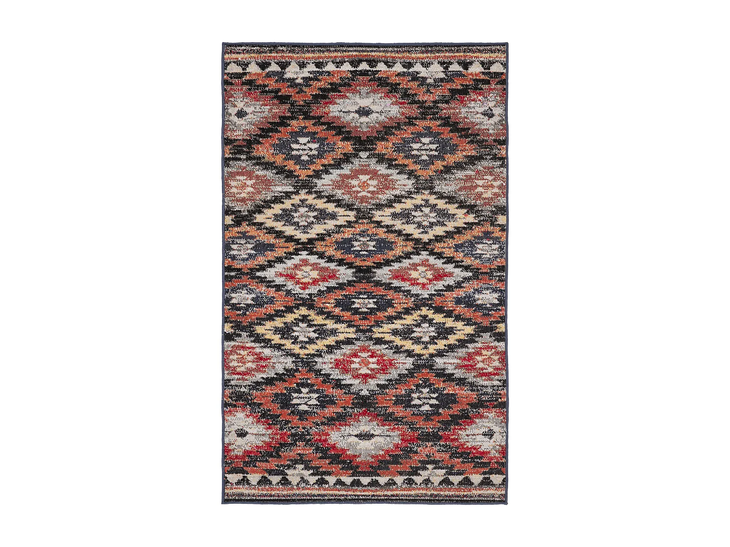 Tapis Marron/Multicolore 91 X 152 cm - Torianna