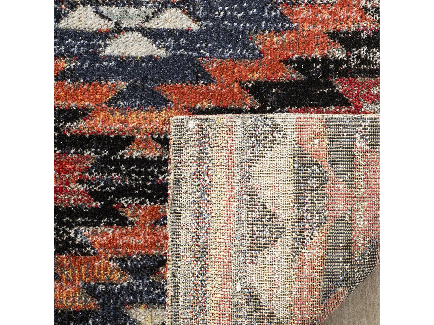 Tapis Marron/Multicolore 91 X 152 cm - Torianna