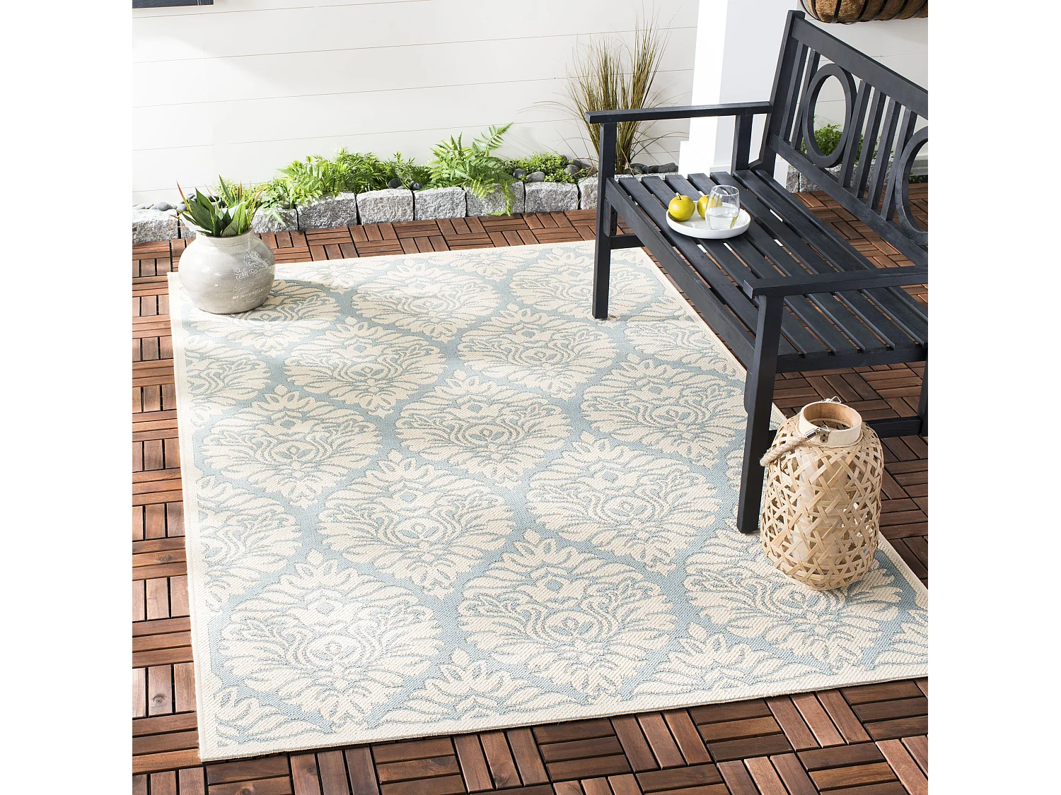 Tapis Bleu/Neutre 122 X 183 cm - Panarea