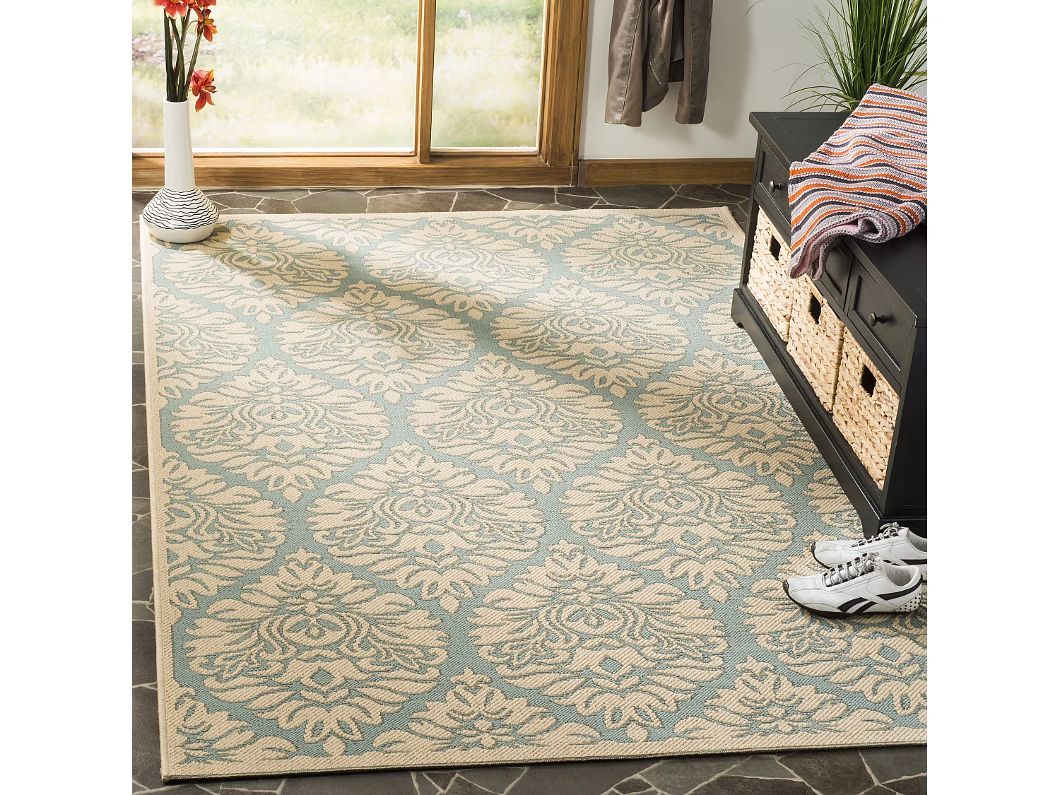 Tapis Bleu/Neutre 122 X 183 cm - Panarea