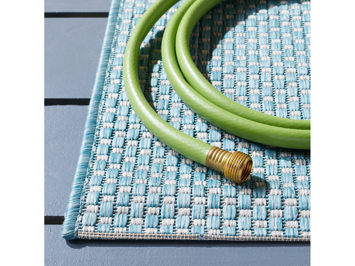 Tapis Bleu/Gris 122 X 170 cm - Daphne