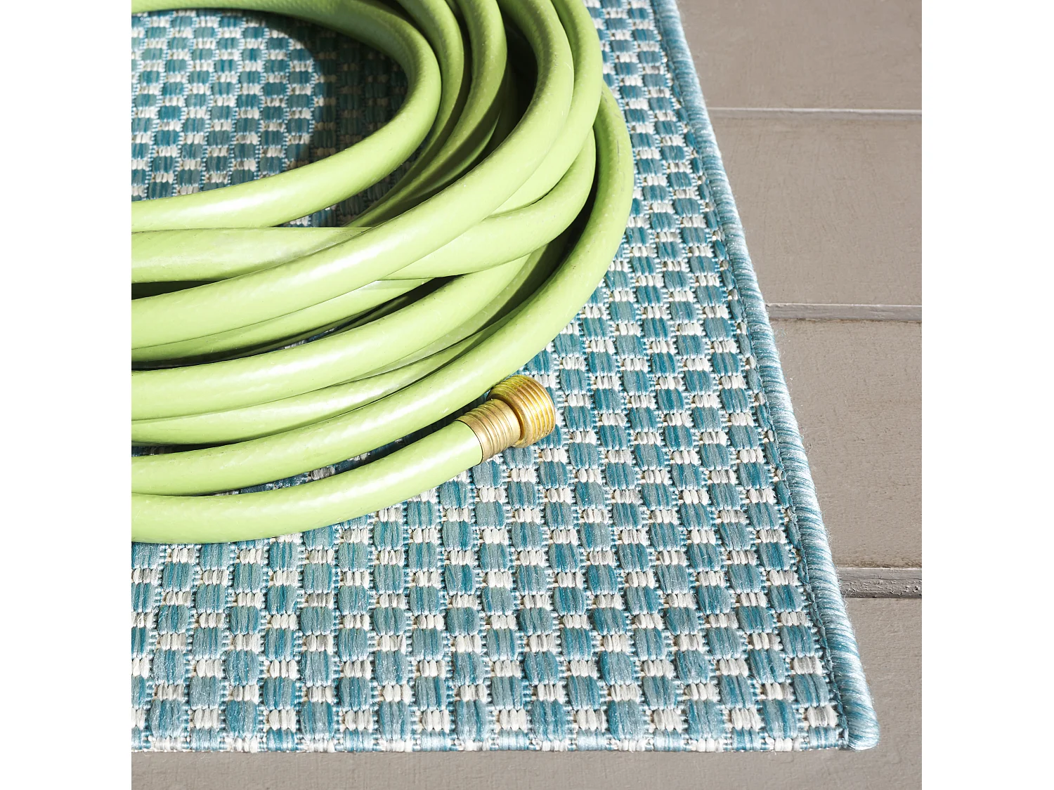 Tapis Bleu/Gris 122 X 170 cm - Daphne