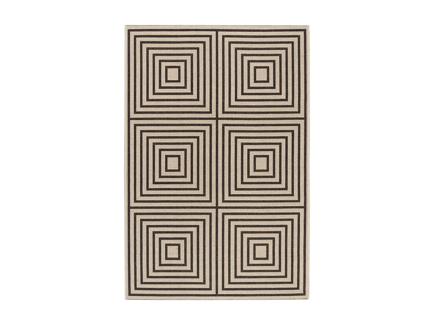 Tapis Neutre/Marron 91 X 152 cm - Ravello
