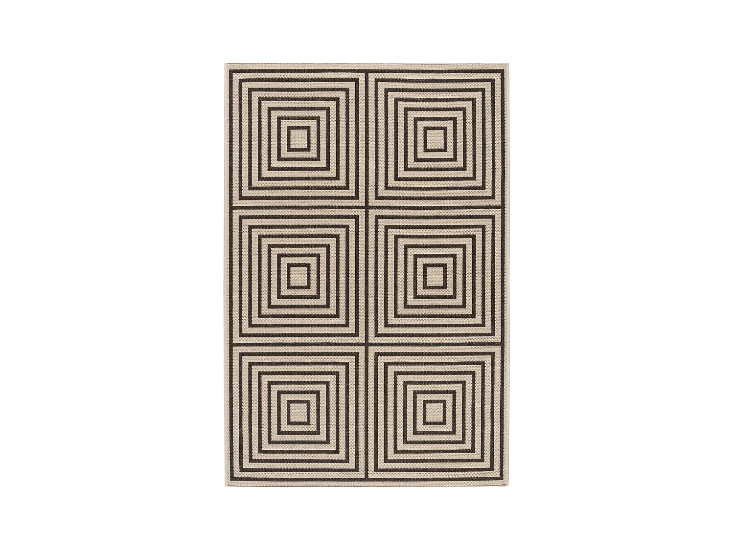Tapis Neutre/Marron 91 X 152 cm - Ravello