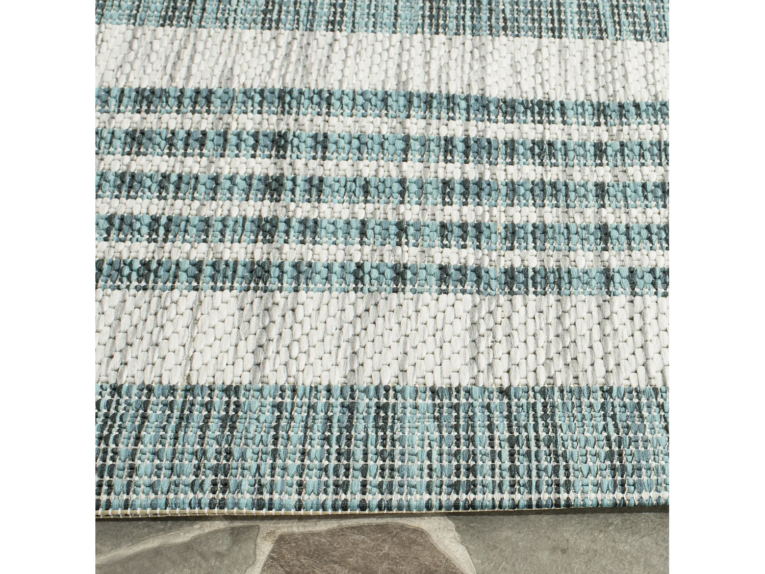 Tapis Gris/Bleu 122 X 170 cm - Wilshire