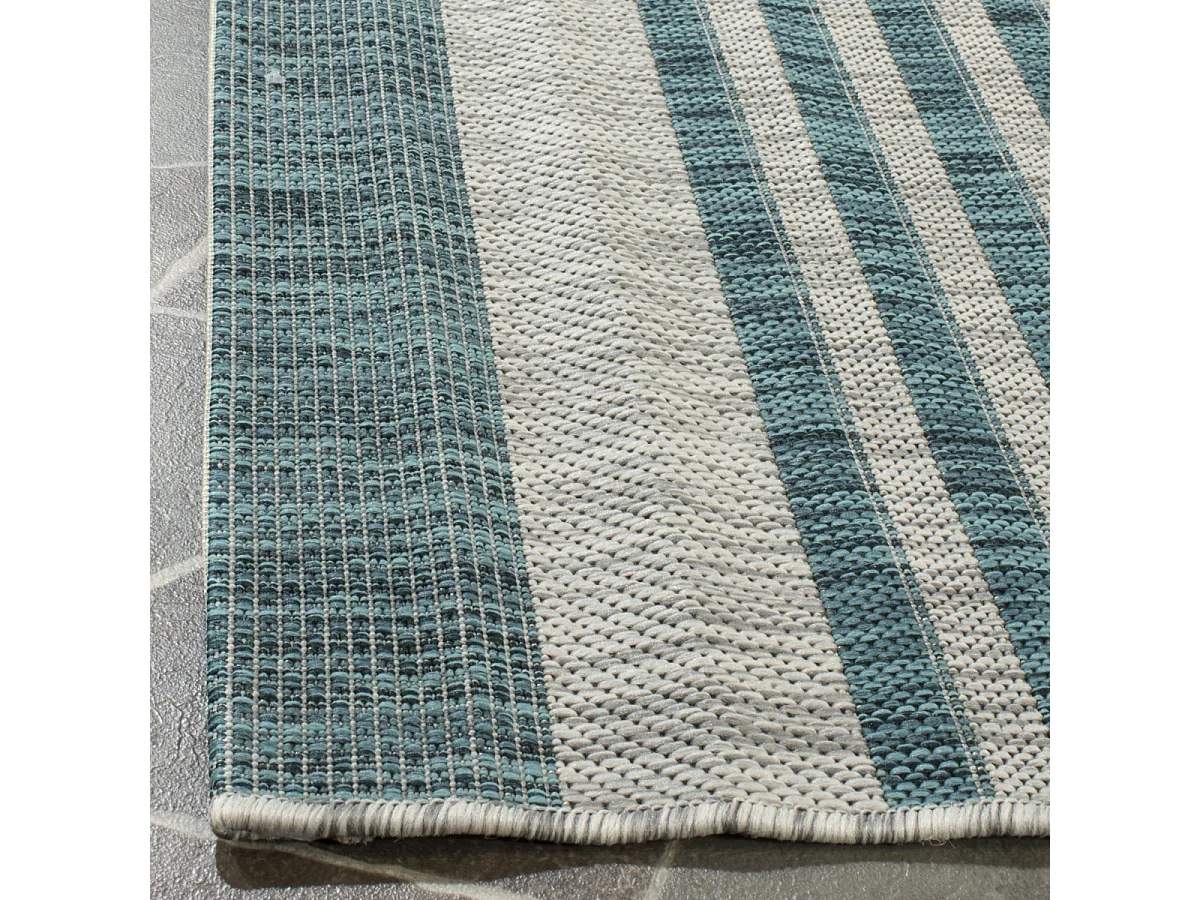 Tapis Gris/Bleu 122 X 170 cm - Wilshire