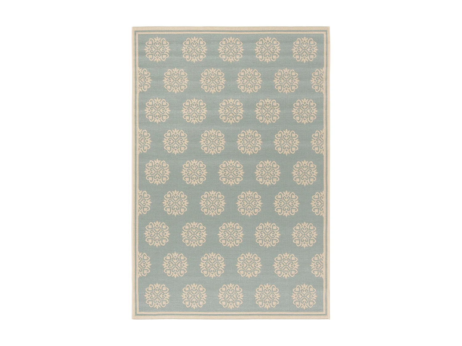 Tapis Bleu/Neutre 122 X 183 cm - Sorelle