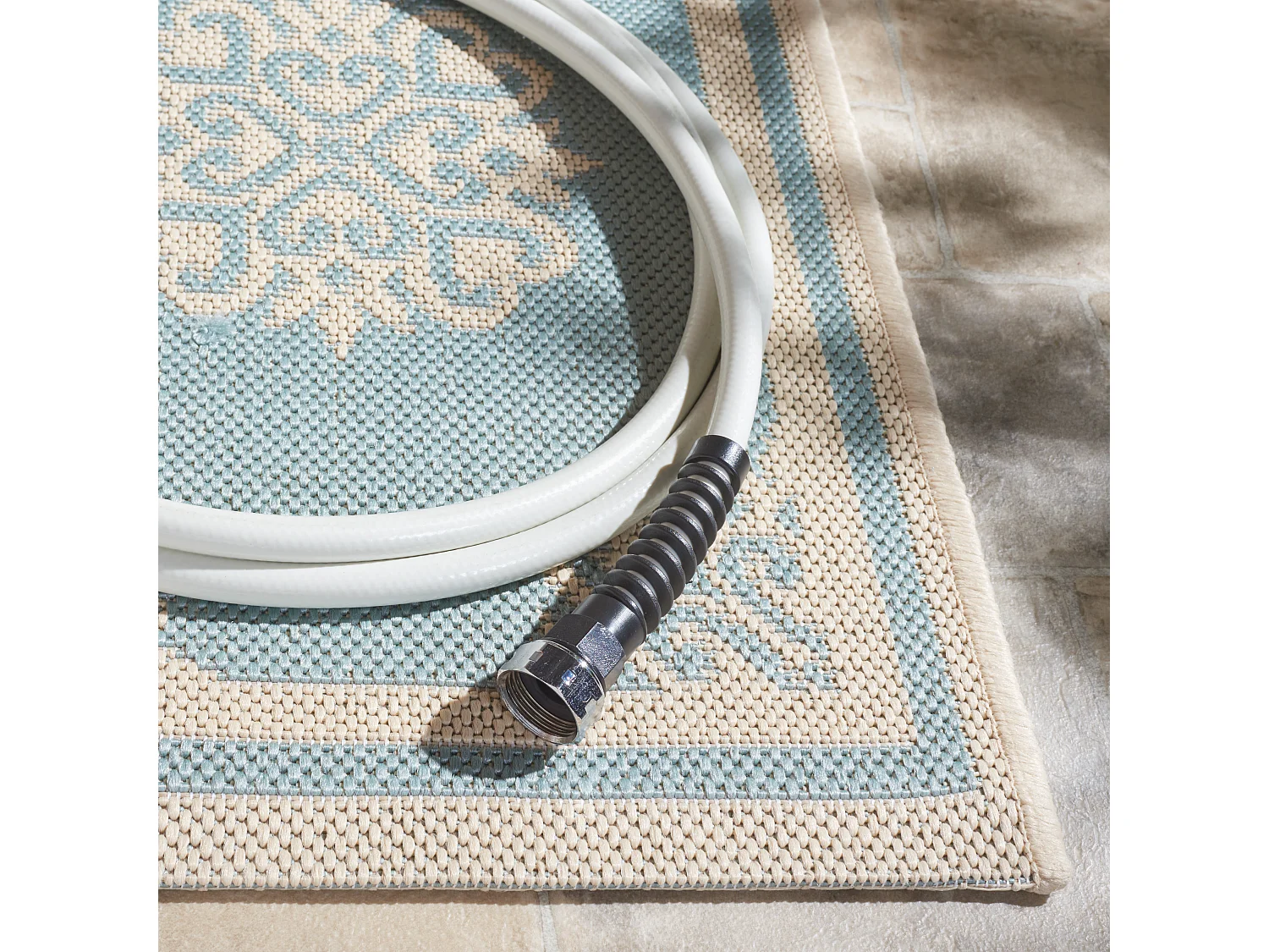 Tapis Bleu/Neutre 122 X 183 cm - Sorelle
