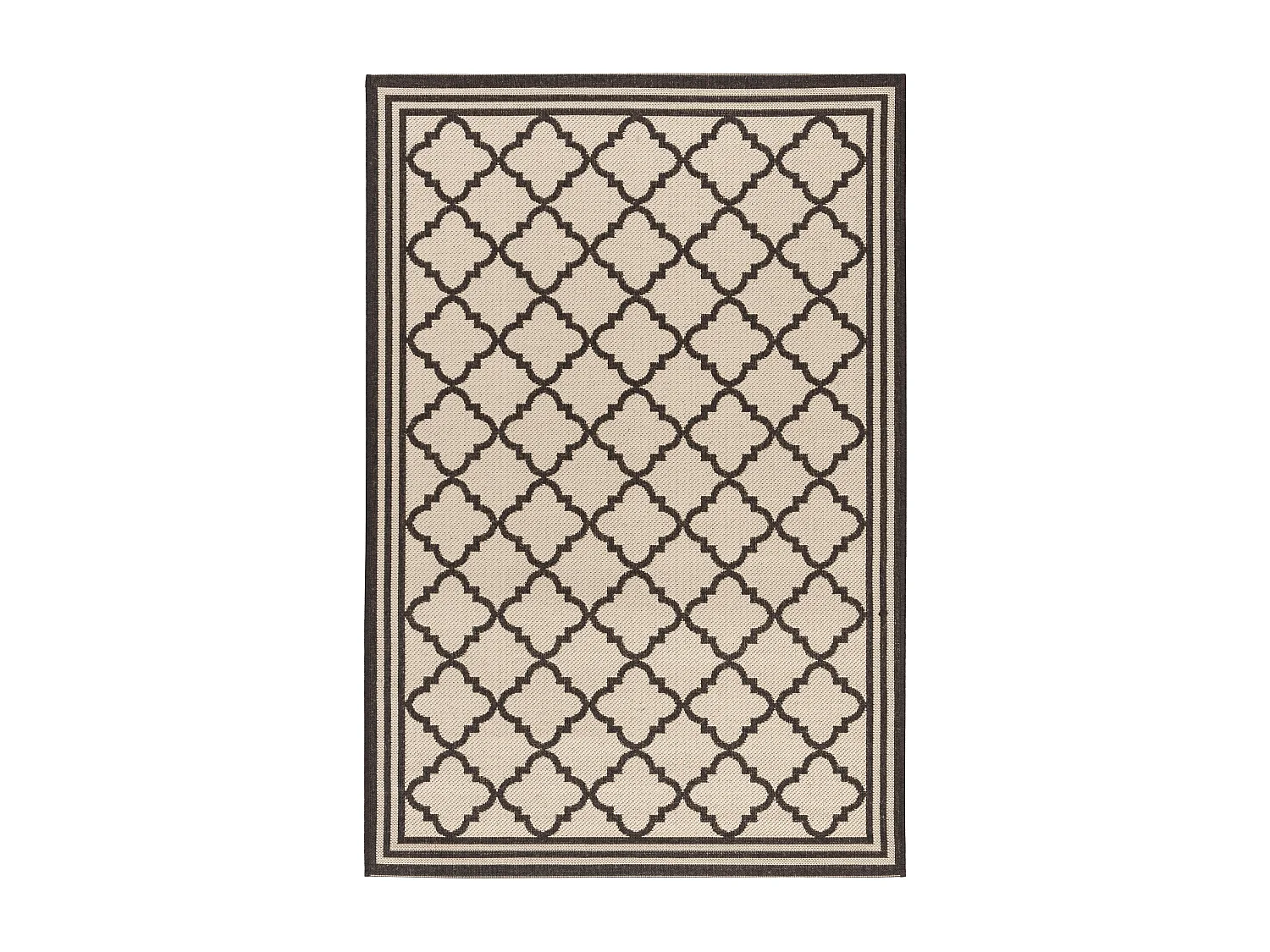 Tapis Neutre/Marron 91 X 152 cm - Ischia