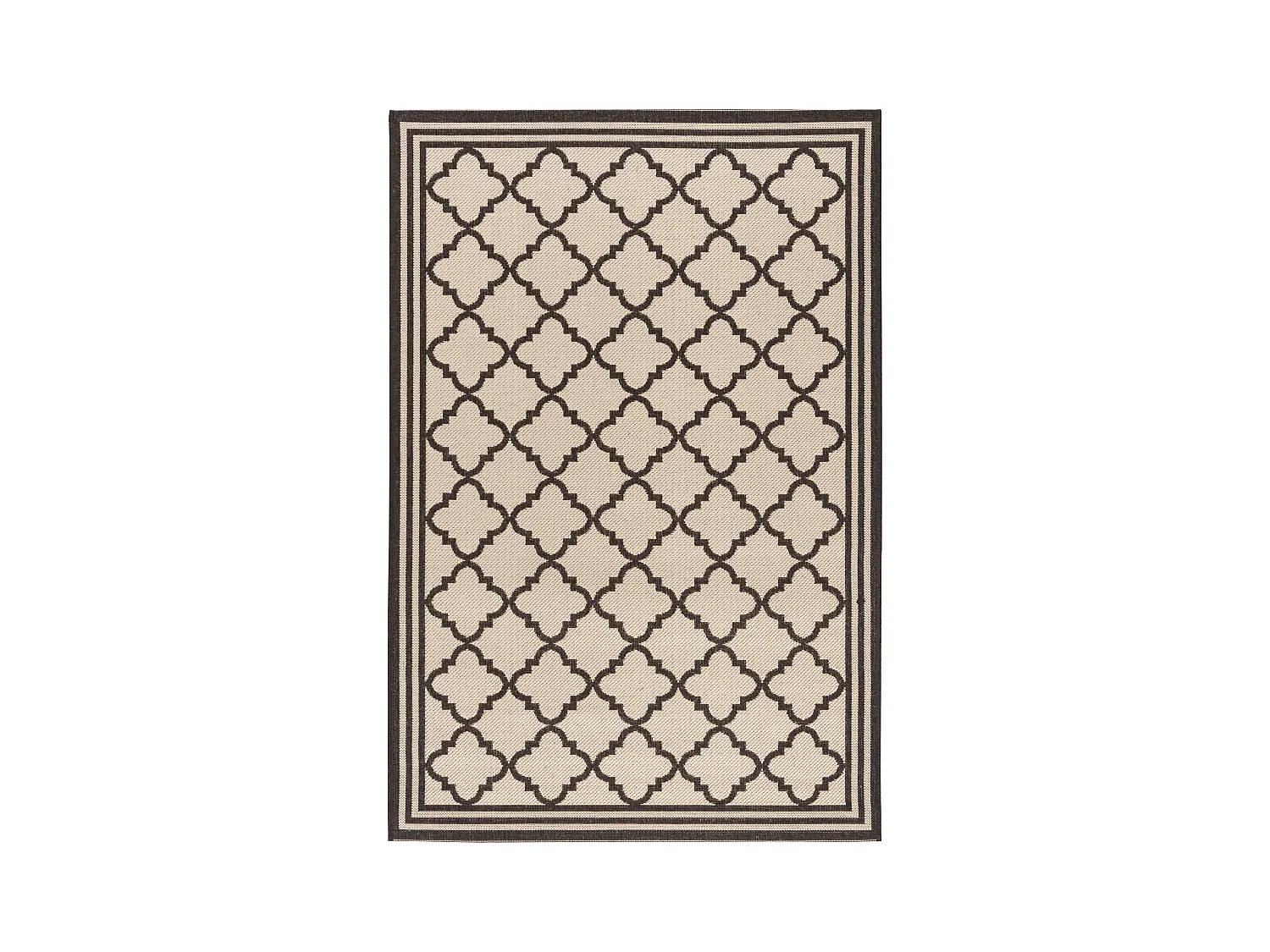 Tapis Neutre/Marron 91 X 152 cm - Ischia