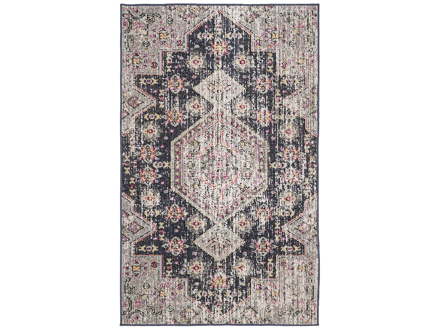 Tapis Noir/Multicolore 122 X 183 cm - Annik