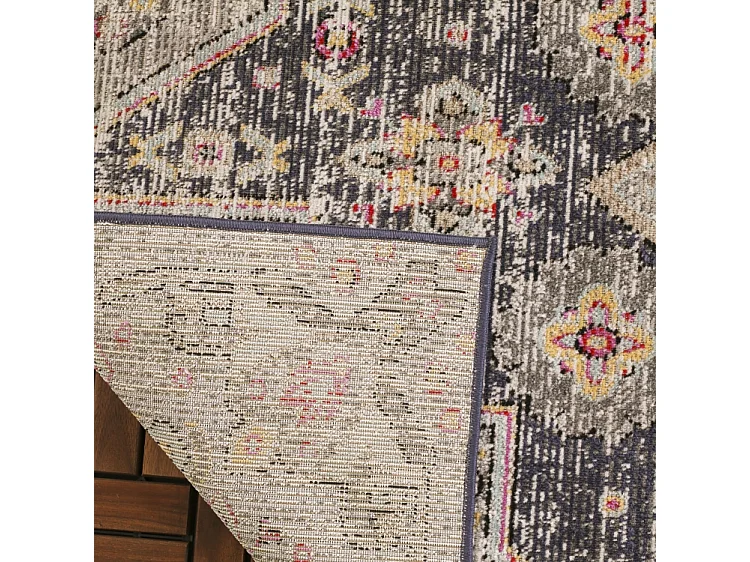 Tapis Noir/Multicolore 91 X 152 cm - Annik