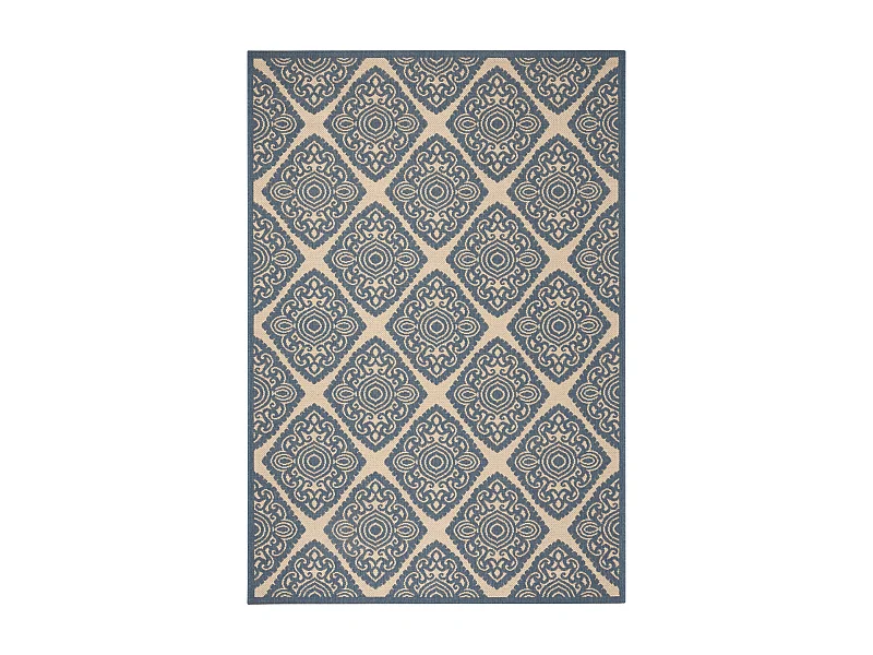 Tapis Neutre/Bleu 122 X 183 cm - Salina