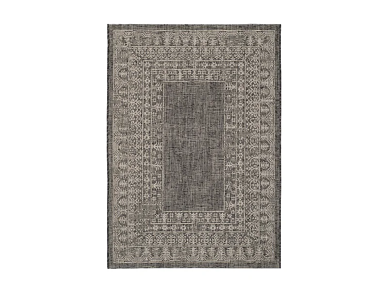 Tapis Noir/Neutre 122 X 170 cm - Marea