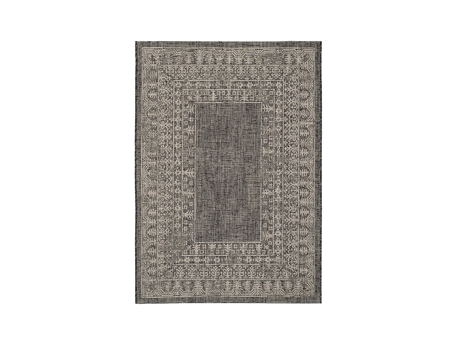 Tapis Noir/Neutre 122 X 170 cm - Marea