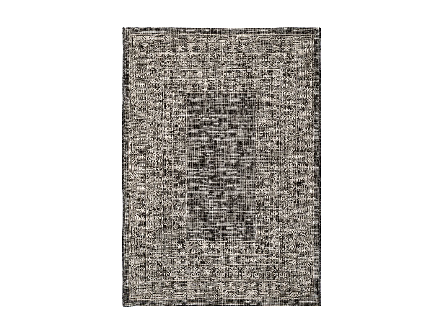 Tapis Noir/Neutre 122 X 170 cm - Marea