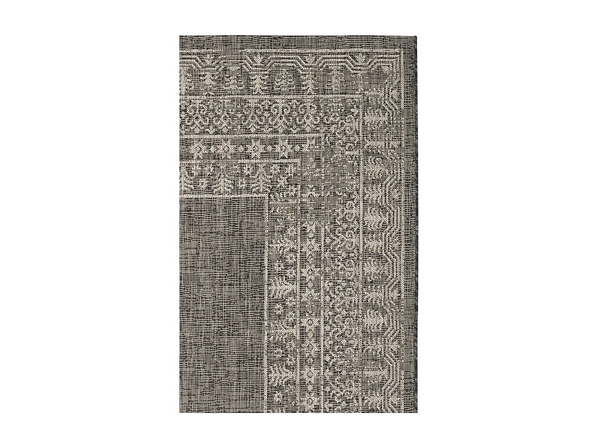 Tapis Noir/Neutre 122 X 170 cm - Marea