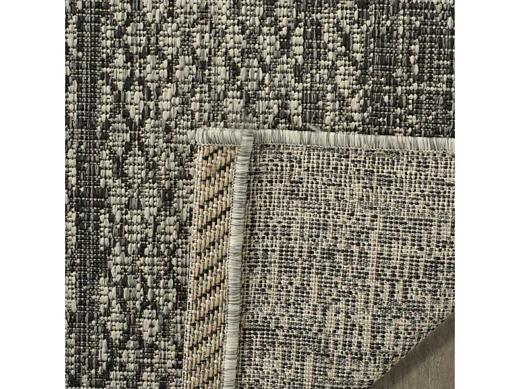 Tapis Gris/Noir 122 X 170 cm - Rafal