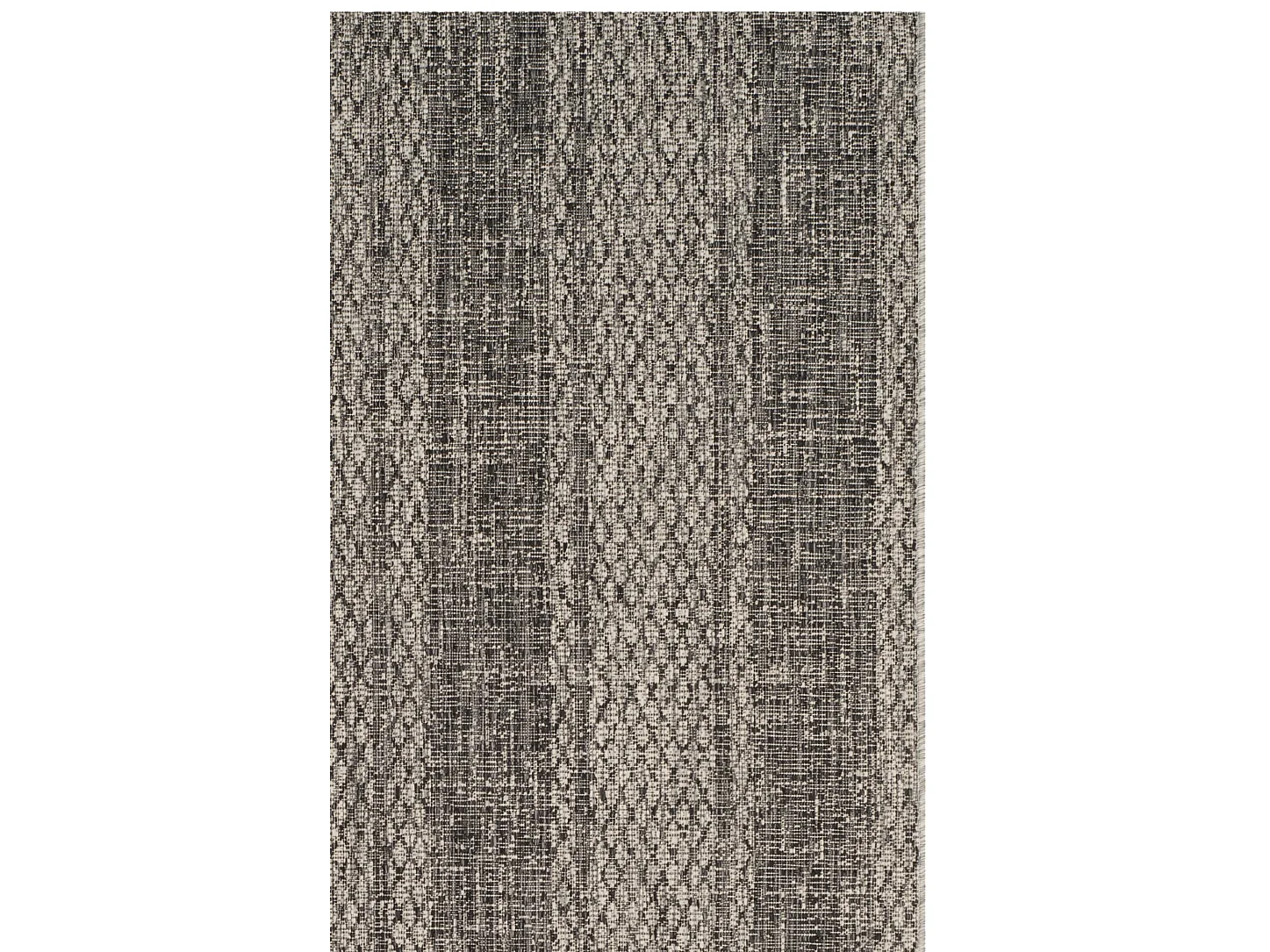 Tapis Gris/Noir 122 X 170 cm - Rafal