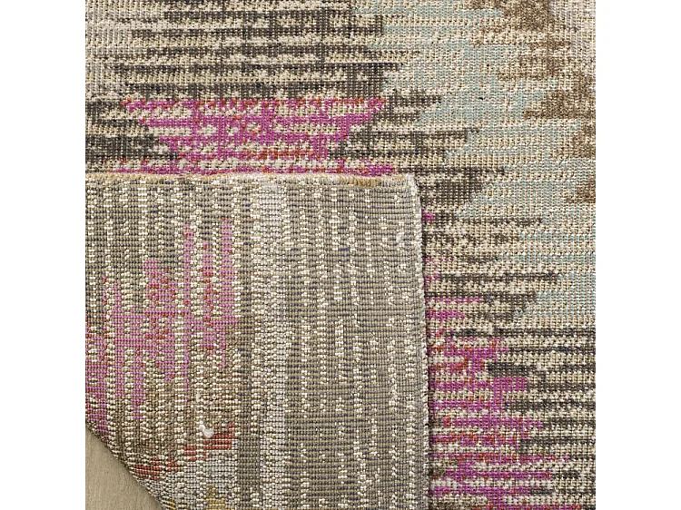 Tapis Gris/Multicolore 91 X 152 cm - Lotte