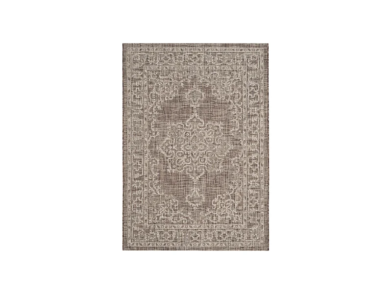 Tapis Marron/Neutre 122 X 170 cm - Mirabelle