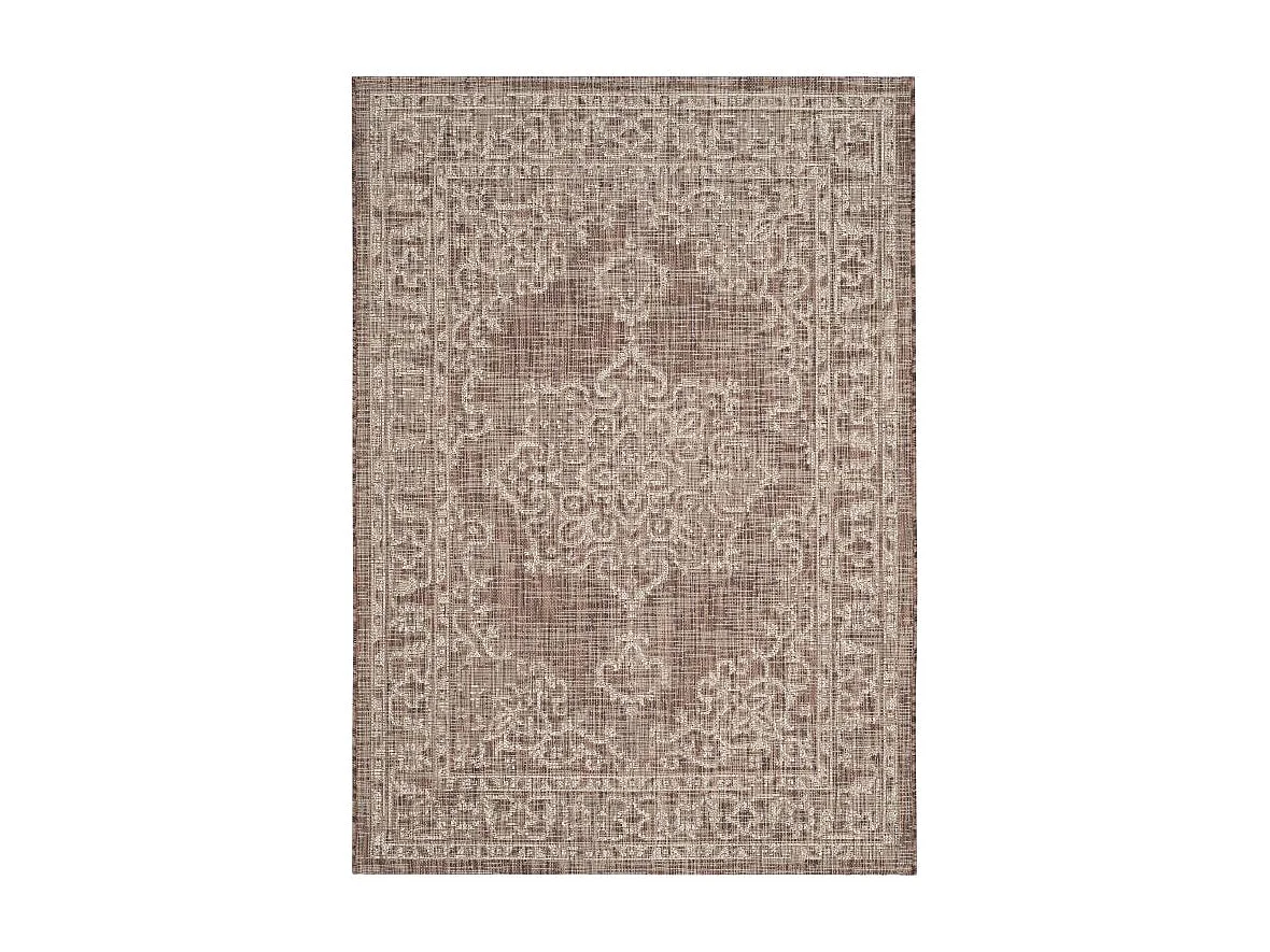 Tapis Marron/Neutre 122 X 170 cm - Mirabelle