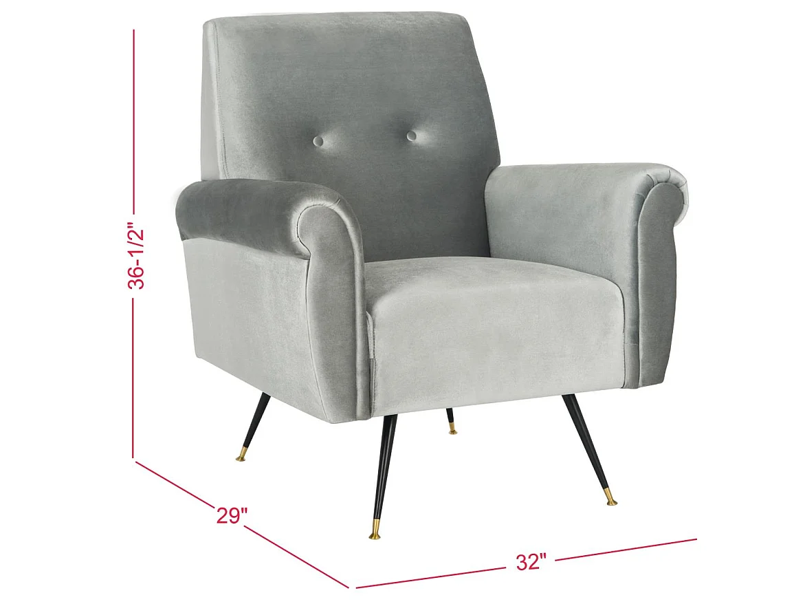 chaise Gris clair 74 X 81 X 92.71 cm - Betsey