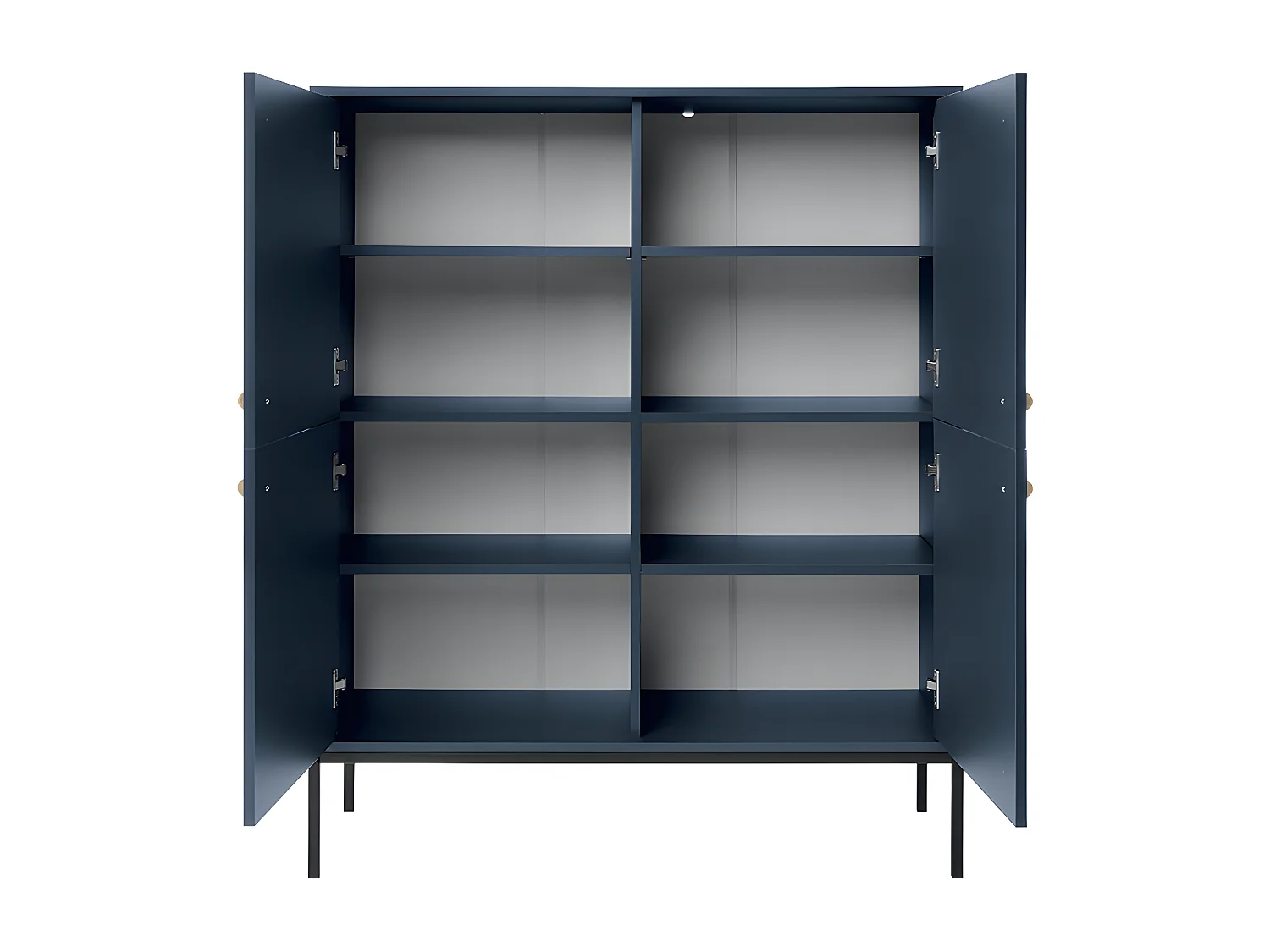 Credenza alta 4 ante Blu - BOGDAN