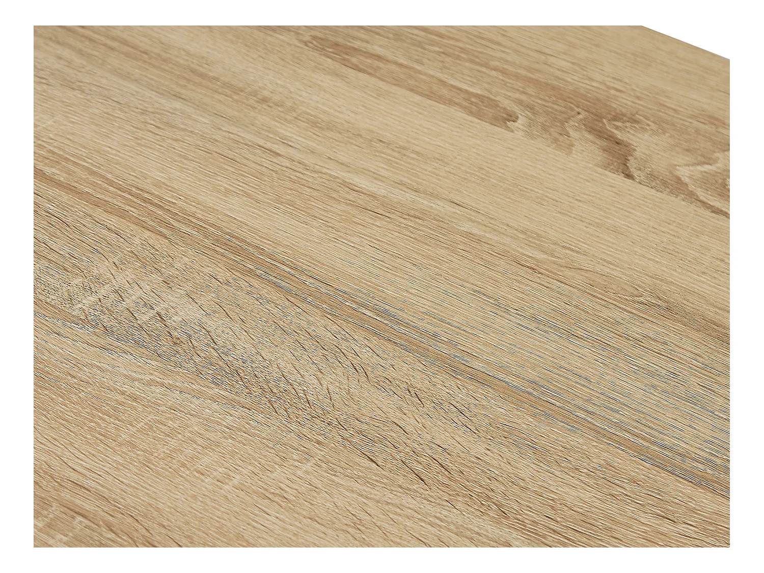 Table basse avec plateau pivotant - MDF - Naturel et blanc - VITALY