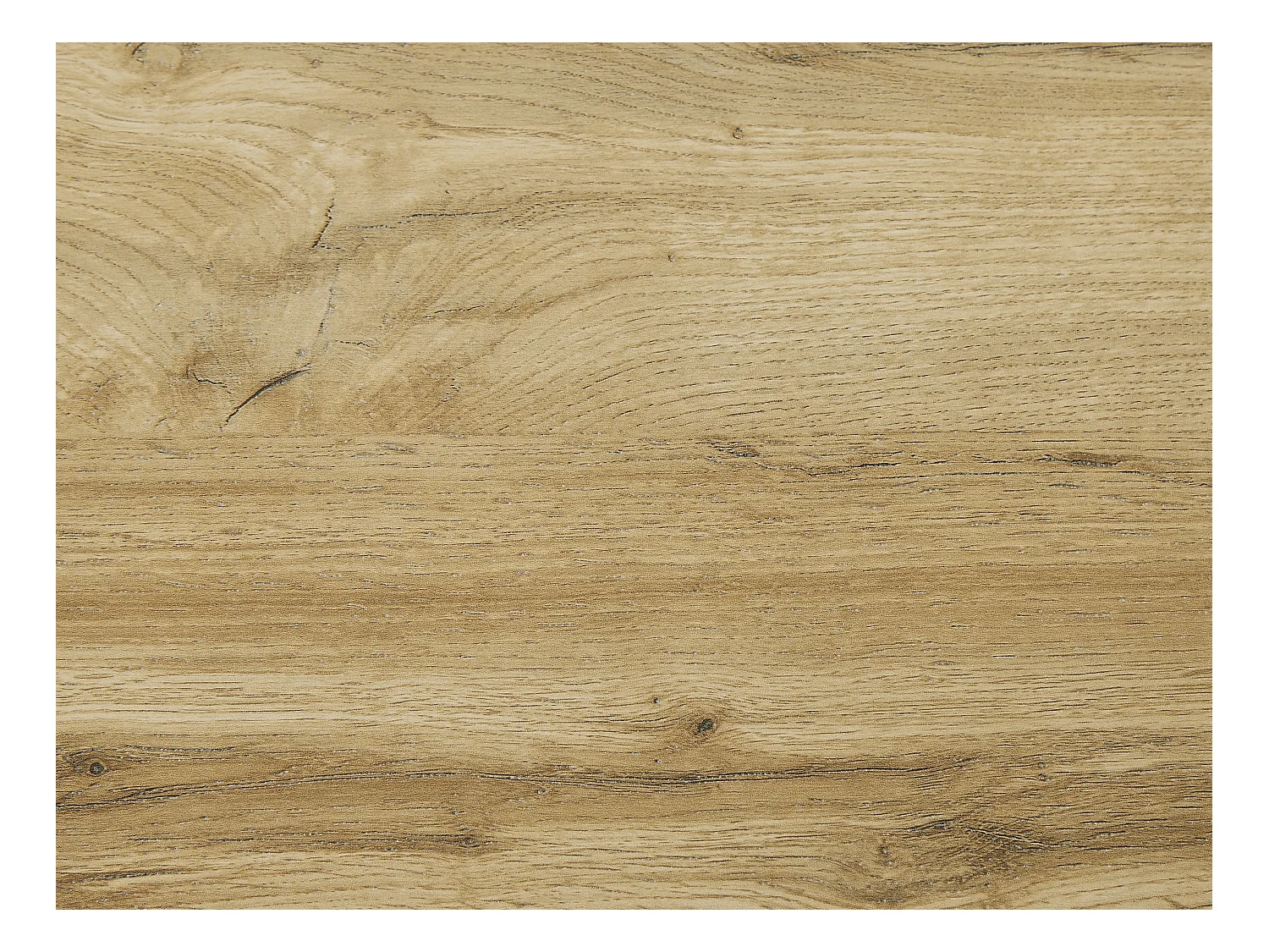 Table extensible et relevable 2 en 1 - MDF et acier - Naturel et noir - MORIALA