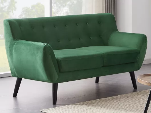 Kauf Unique Sofa 2-Sitzer - Samt - Tannengrün - SERTI