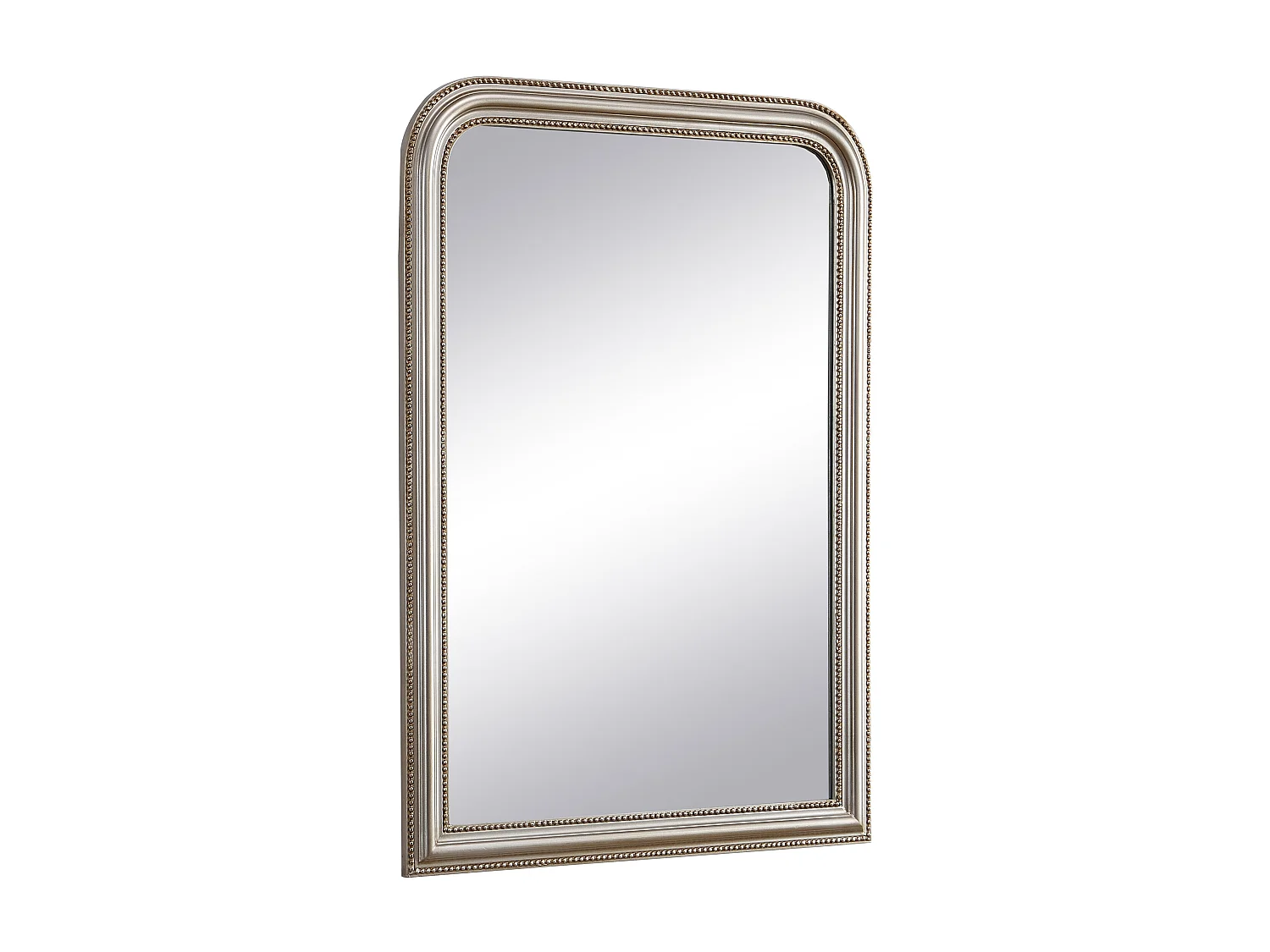 Miroir trumeau en bois de paulownia - L. 80 x H. 110 cm - Champagne - HELOISE