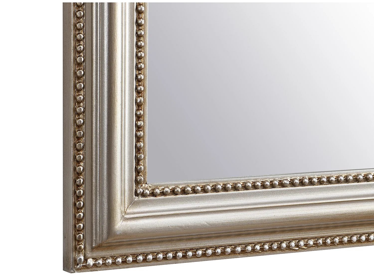 Miroir trumeau en bois de paulownia - L. 80 x H. 110 cm - Champagne - HELOISE