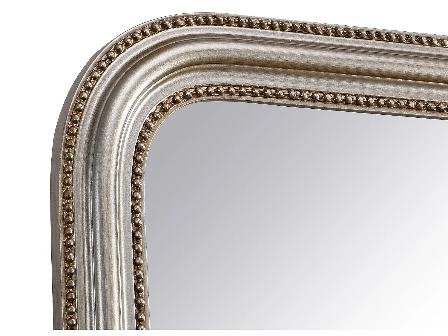 Miroir trumeau en bois de paulownia - L. 80 x H. 110 cm - Champagne - HELOISE