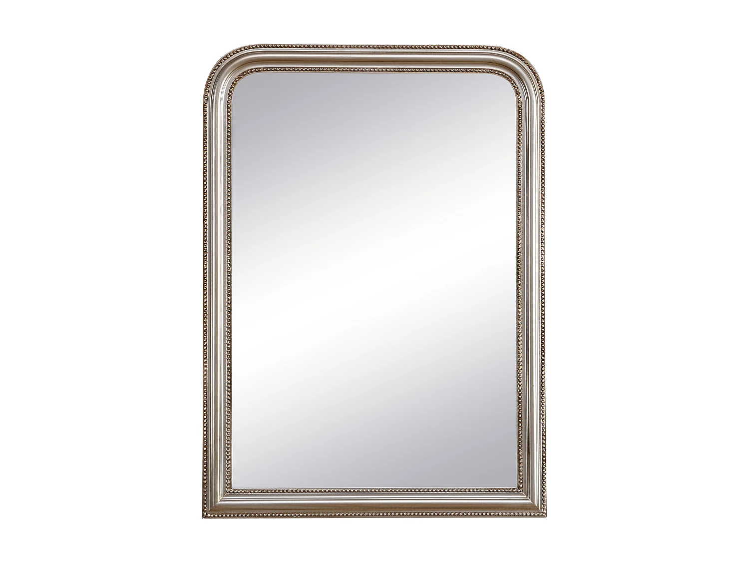 Miroir trumeau en bois de paulownia - L. 80 x H. 110 cm - Champagne - HELOISE