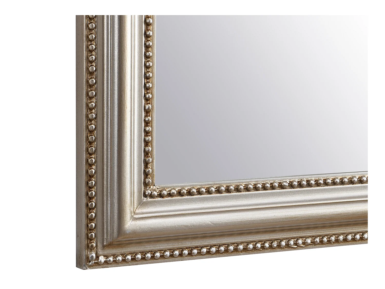 Specchio L. 80 x H. 110 cm in Legno di paulownia Champagne Stile vintage - HELOISE